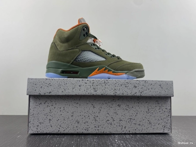 Olive 314259-381 Retro Jordan 5 1114